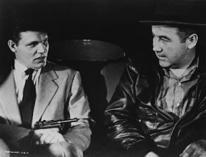 Under Neville Brand's gun in The Mob (1951)