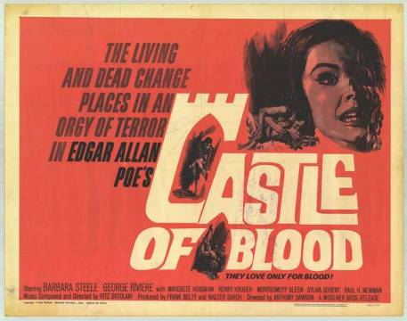 castle of blood one sheet