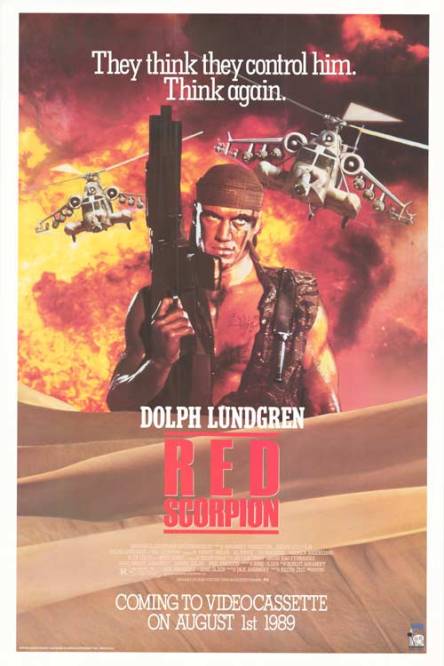 red scorpion poster
