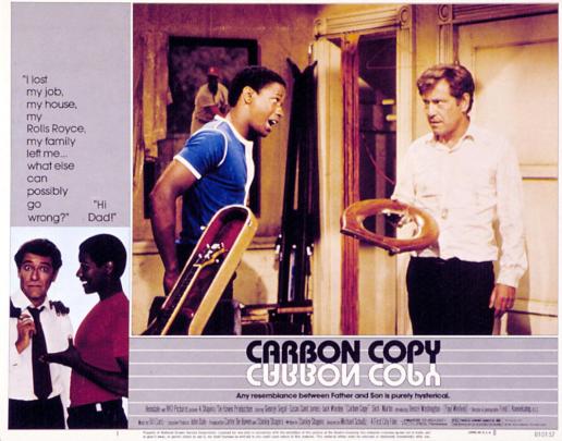 CARBON COPY, Denzel Washington, George Segal, 1981.