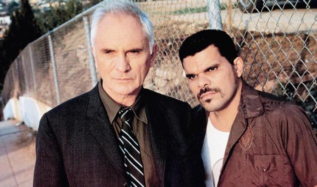 THE LIMEY, from left: Terence Stamp, Luis Guzman, 1999, © Artisan Entertainment